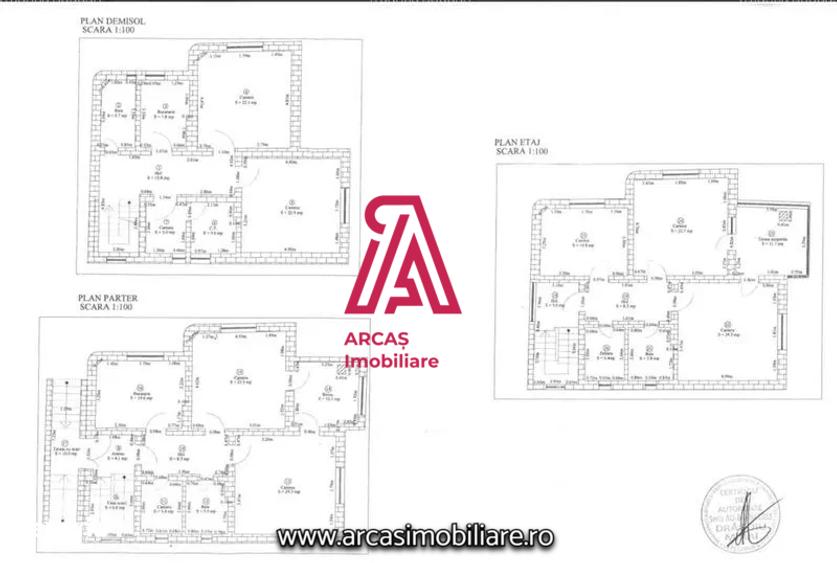 Casa de vanzare 7 camere, teren 1000 mp Sub Arini! - 2