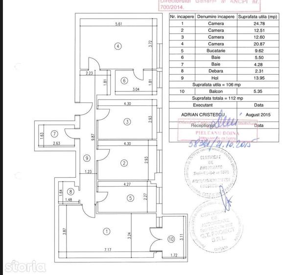 Vanzare 4 camere lux , vedere lac, zona Floreasca -Aviatiei - 2