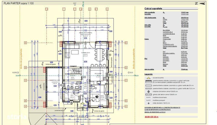 Vand casa noua P+E in Cluj-Napoca, str. Soporului, 800mp teren - 1