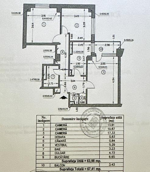 Apartament 3 camere decomandat Militari metrou Lujerului, bloc 1979,comision 0 ! - 19