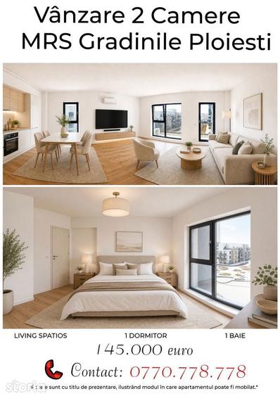 Apartament 2 camere NOU 2026 MRS Residence Gradinile, Ploie?ti - 1