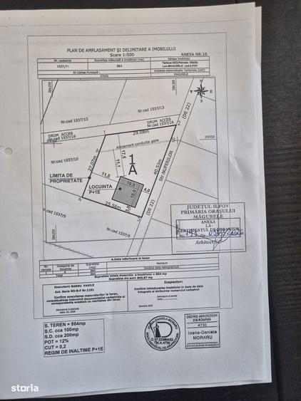 Teren 863 mp Cartierul Florilor Magurele cu CU pt. constructie casa. - 6