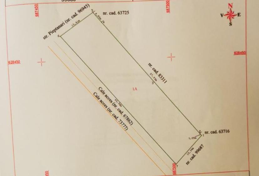 Teren intravilan Vorovești, Miroslava  - 1