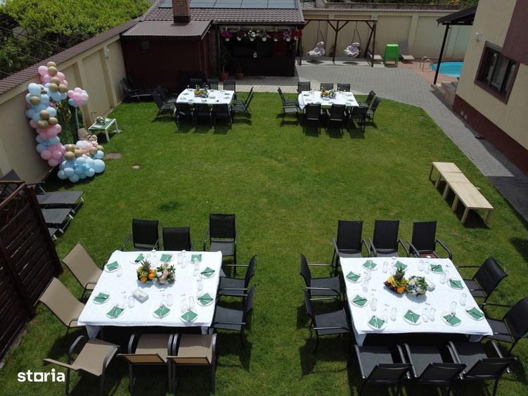 Casa Party Petreceri Botez Nunta Piscina Vila Sauna Jacuzzi Majorat - 10