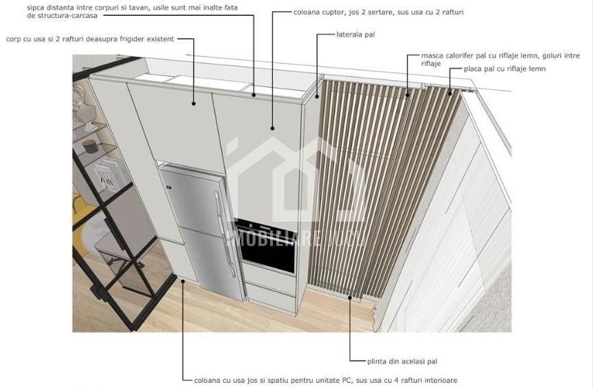 Apartament 2 camere finisat, 50mp,  Bloc nou, Sannicoara - 20