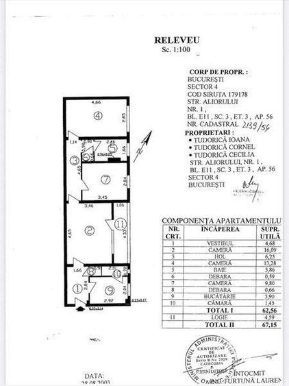 Apartament cu 3 camere semidecomandat, mobilat în Alexandru Obregia
