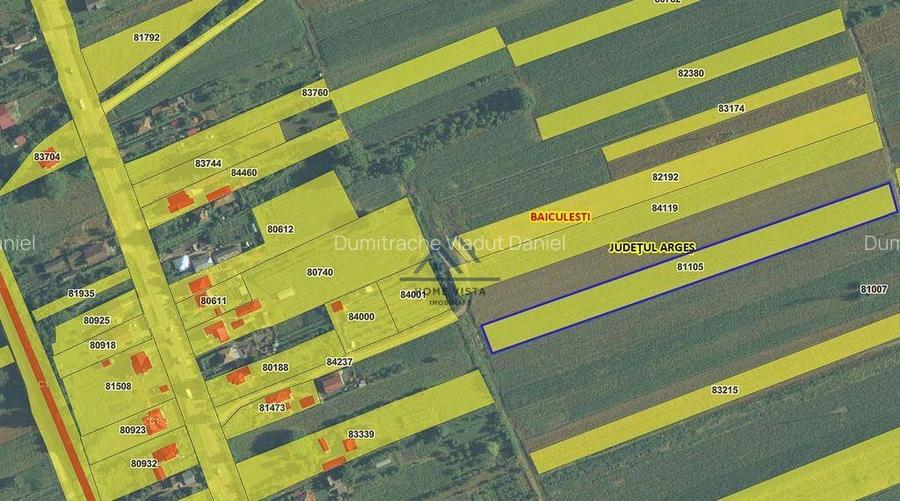 Teren intravilan 5.699 mp Baicule?ti, jud. Arge?