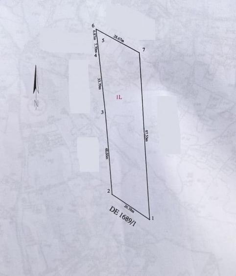 Teren de 2170 mp, în Chicerea