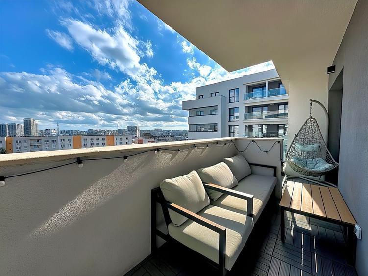 Core Timpuri Noi | Et. 8 | Vedere panoramică | 2 camere cu terasă 7mp - 2