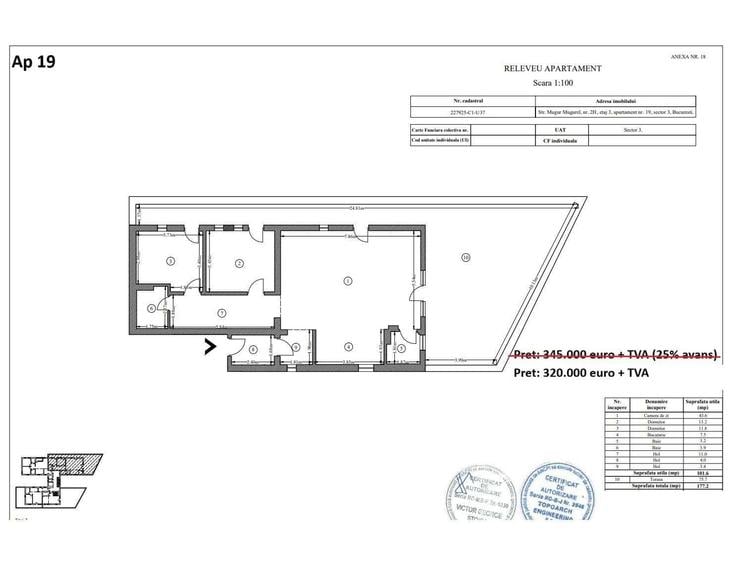 Dezvoltator - 3 camere terasa 177 - Timpuri Noi - Nerva Traian - Vitan - 7