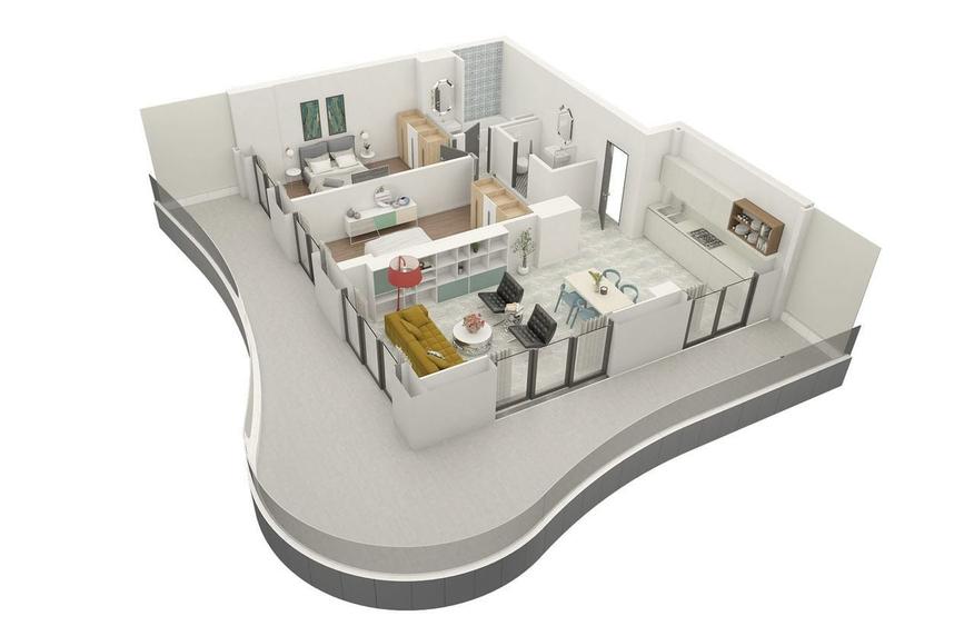 Mamaia Apartament 3 Camere Vedere Catre Mare Terasa 50 mp Casa Del Mar - 9