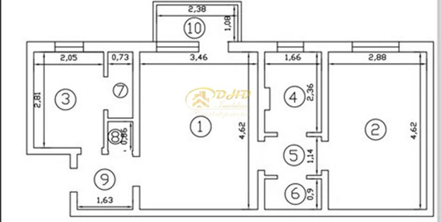 Apartament 2 camere in Podu Ros - 1