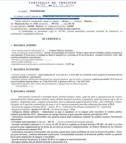 Pretabil Hotel,Pensiune,Case de Vacanta/Utilitati/PUZ - 4