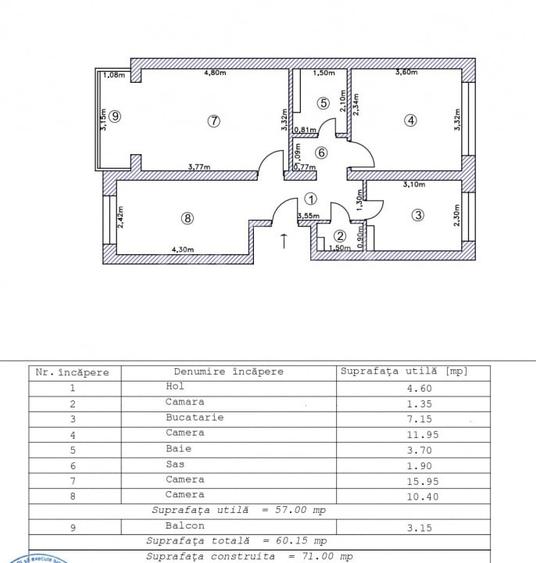 Apartament modern, 3 camere, Calea Dumbravii, Dioda - 3