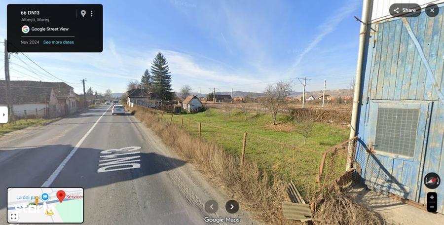 Teren cu casa, intravilan, front E60, Albesti, Sighisoara, Mures - 5