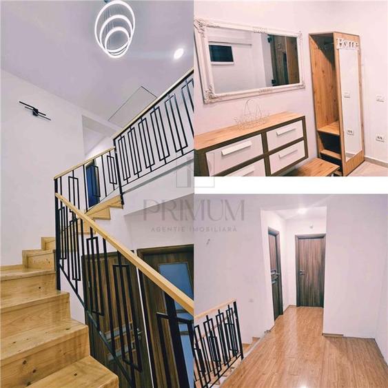 Duplex cu teren 522 mp - asfalt  - panouri si garaj - mobilat si utilat - 5