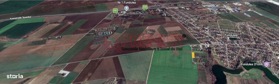 Teren Fundulea 1000 mp | 25 min Bucuresti | Deschidere 55m - 5