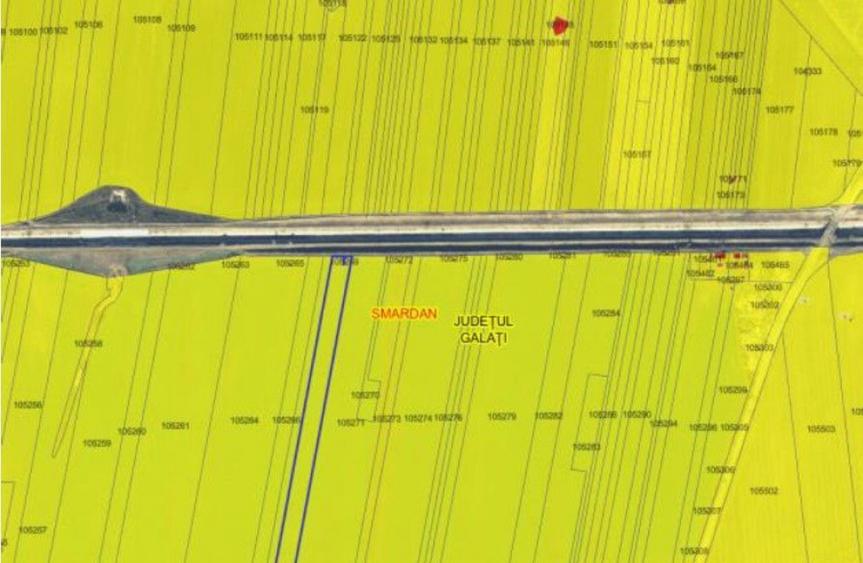 Teren extravilan arabil cota parte 3/32 Smardan, ID: R276... - 9