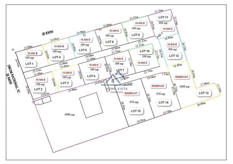 Teren intravilan Baiculesti Arges 500-1000 mp ,0% comision - 3