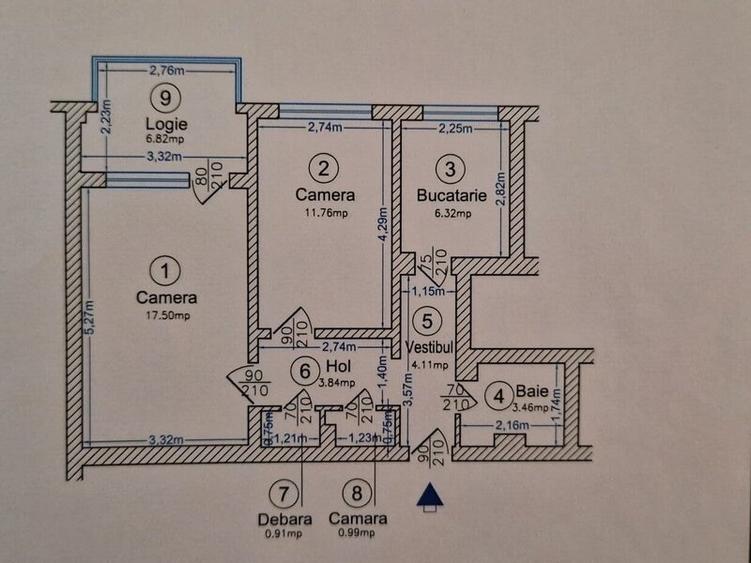 Vatra Luminoasa, Maior Coravu, et. 3, decomandat - 1