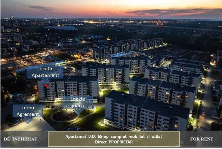 Direct Proprietar Ap 2 cam BLOC NOU Pipera Parcare Prima Inchiriere - 9