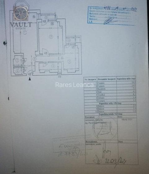 Apartament 2 camere -ETAJ 3 - BULEVARDUL UNIRII