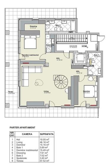Penthouse de LUX in cartierul Buna Ziua - 21