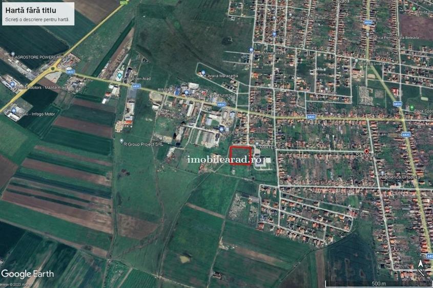 Teren intravilan 10.000mp cu utilitati, imprejmuit, Loc. Sanleani intre case, pr - 3