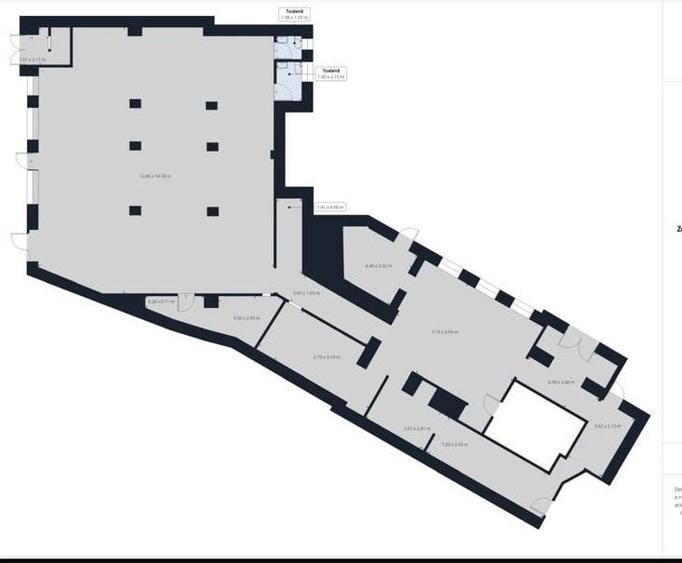 Spațiu comercial, de 434 mp, în Ultracentral