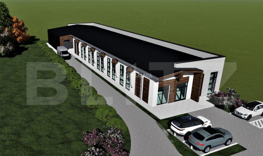 Proprietate comerciala, teren 15.923 mp, 2 hale construite, Proprietate comerciala, teren 15.923 mp, 2 hale construite,