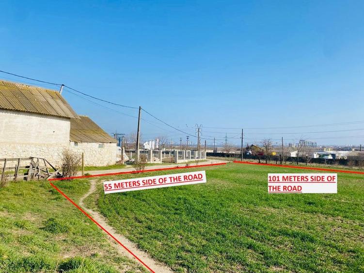 Teren intravilan 5500 mp Ovidiu - dubla deschidere - utilitati - 1