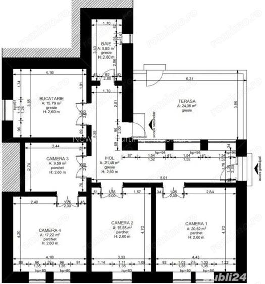 Casa Individuala 4 Camere Centrala Proprie Zona Chisoda