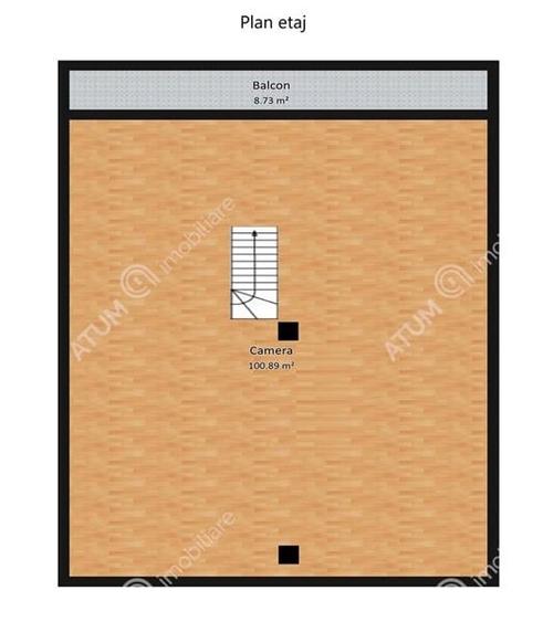 Spatiu birouri de 200 mp utili pe Parter si Etaj zona Gusterita Sibiu - 5