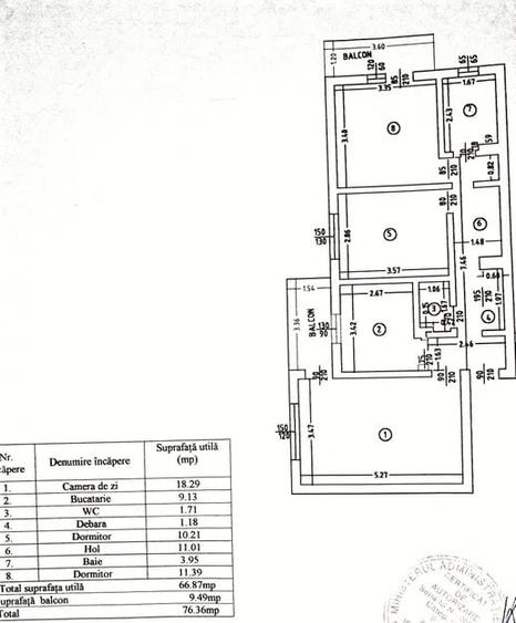 Etaj 2 Ap 3 Camere Decomandat 77mp zona Nicolina - 6