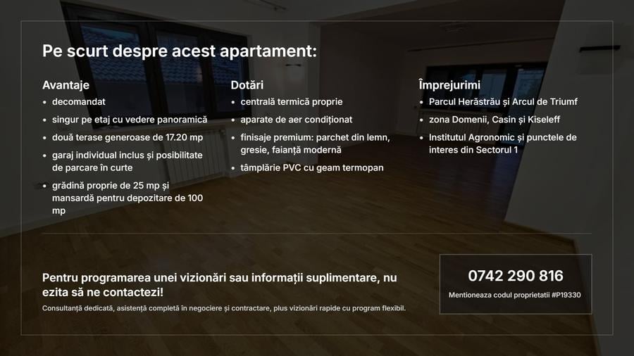 Apartament în Vilă | 4 Camere | Domenii | Ideal Office - 9