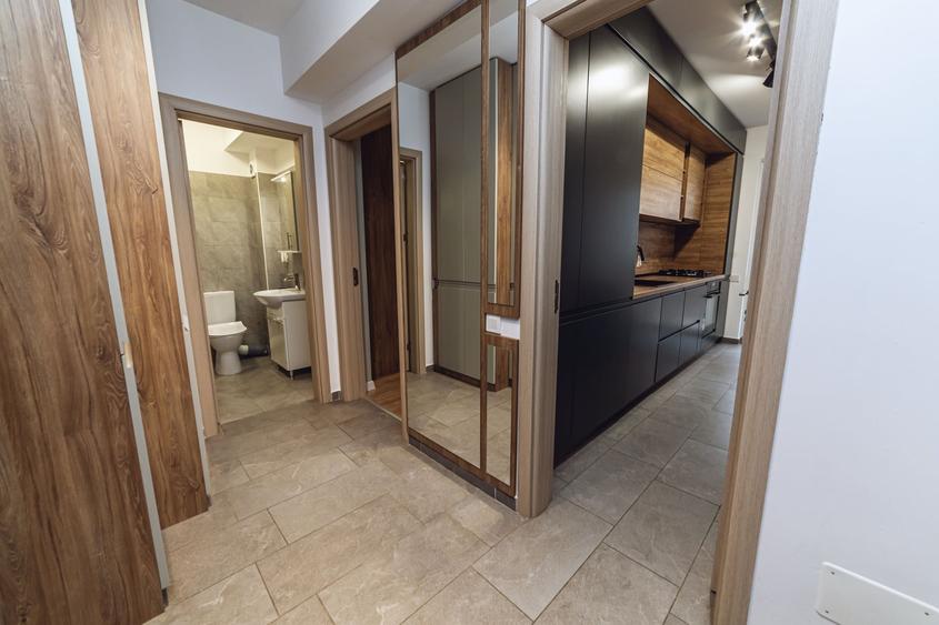 Apartament cu 2 camere decomandat, mobilat în Popești-Leordeni