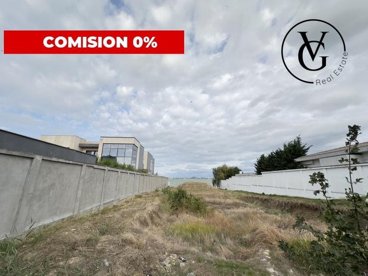 Teren constructii frontal  la lac -1784 mp -Ovidiu - 1