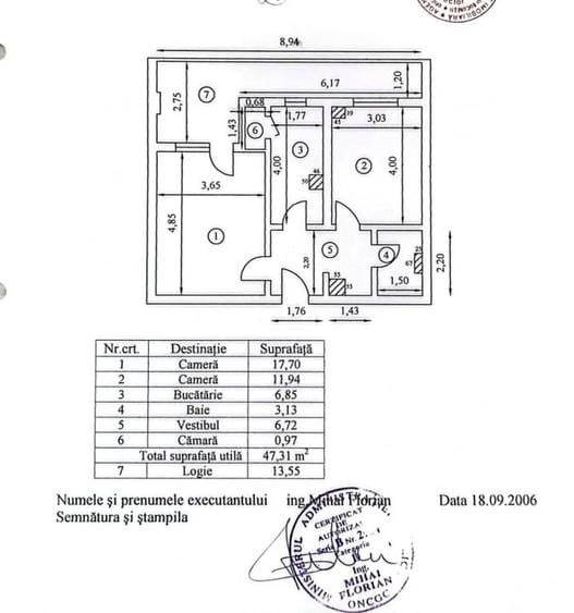 Apartament decomandat 2 camere, 60MP,  etaj 1, Calea Dorobanților! - 7