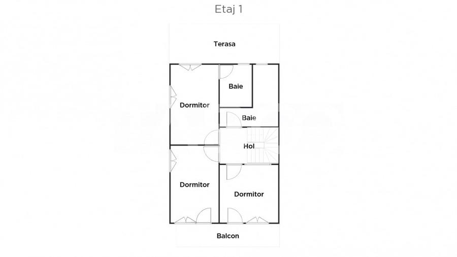 Casa intabulata 5 camere 3 bai - pivnita - terasa - COMISION 0 - 5