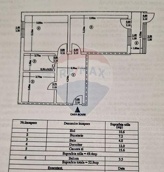 Apartament cu 2 camere de vânzare în zona Maratei - 7