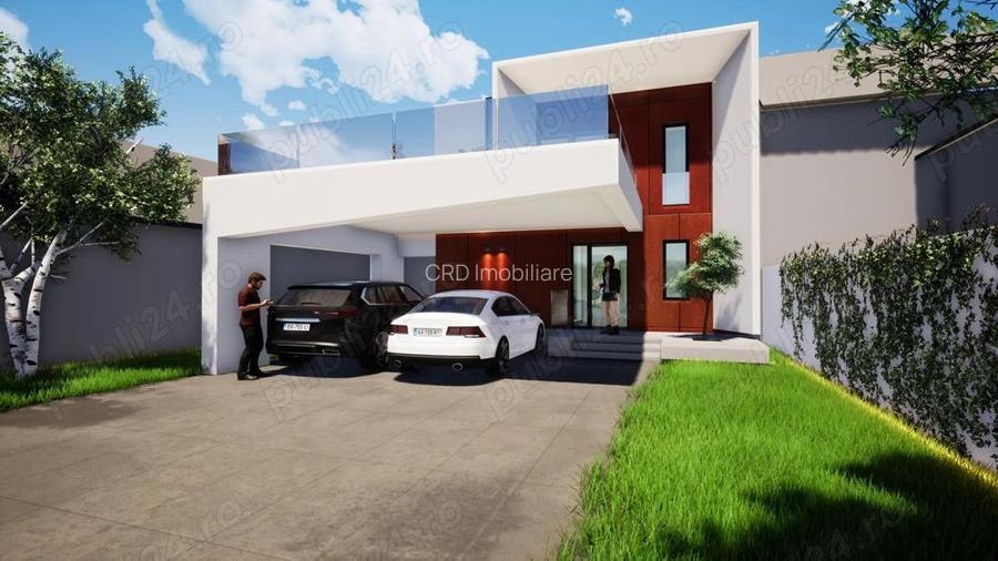 Zona parcului Regina Maria casa noua, P+E, s.c. 185 mp, semifinisata