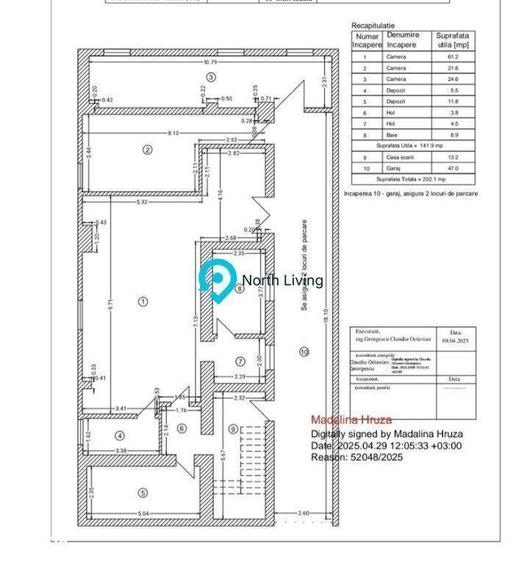 Spatiu 141 mp utili + garaj 3 locuri + curte, Bucurestii Noi - 3