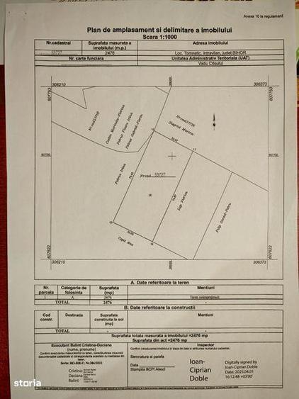 Vand teren intravilan Tomnatic - 3