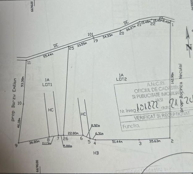 Vand teren extravilan Budai . 21482 mp - 1