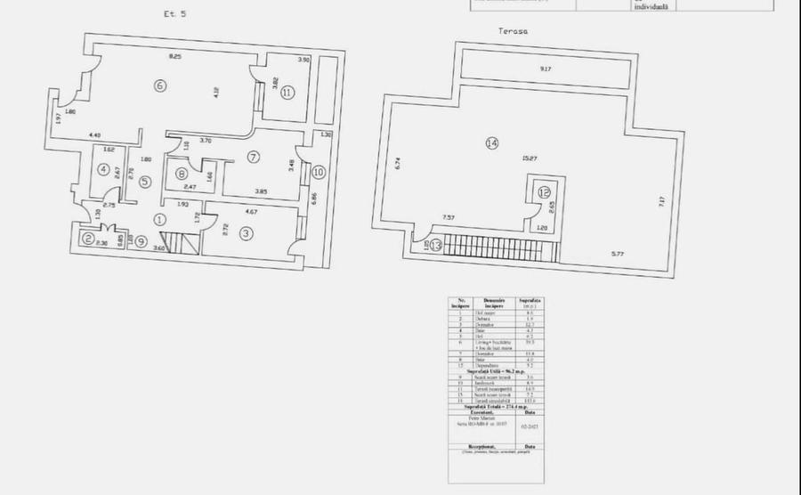 APARTAMENT |  PENTHOUSE | 160 MP TERASA | ZONA CENTRALĂ | EMINESCU - 20