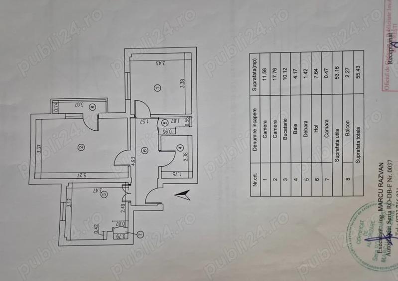2 camere | Mobilat si utilat | Dr taberei | Metrou | 7-8 min - 13