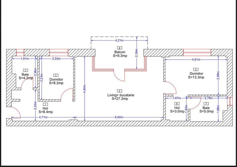 Vand apartament nou 3 camere la intrare in Borhanci! - 1