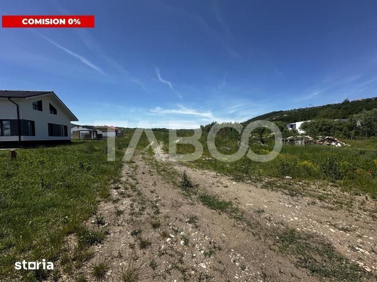 Teren intravilan de vanzare parcelat cu PUZ in Sura Mare - 1