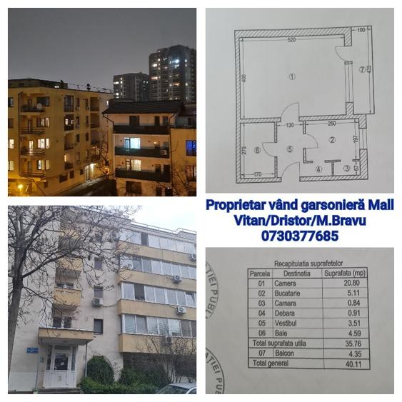 PROPRIETAR vând garsonieră 41m/Mall Vitan/Dristor/Mihai Bravu/1990/bloc reabilit - 7