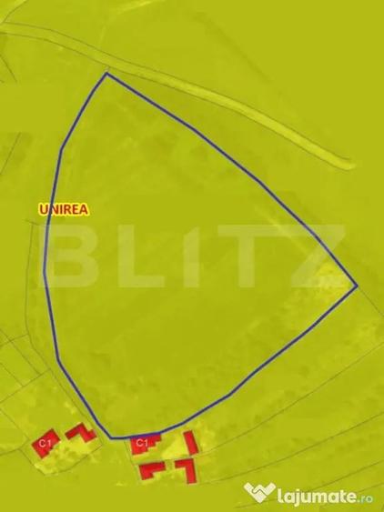 Teren de 21450 mp, în Turda